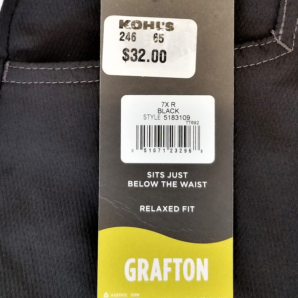 Lee Grafton Shorts Black Stretch Boys 4, 5, 7X NWT - Picture 5 of 8